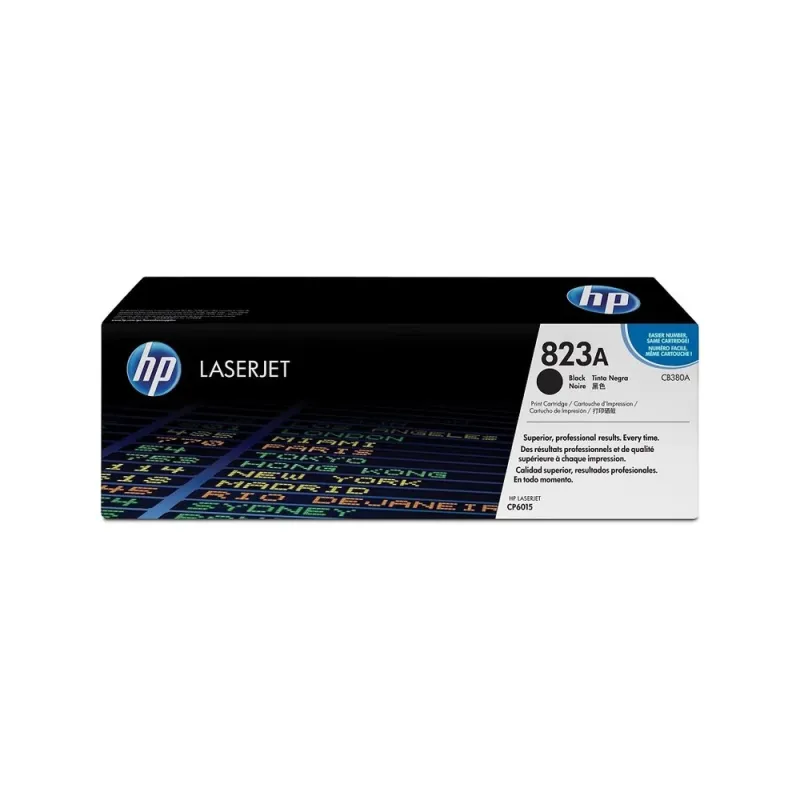 Cartucho de Tóner HP 823A - Negro - LaserJet - Original (CB380A) - CB380A