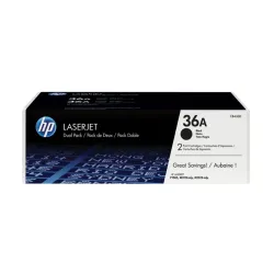 Pack de 2 Cartuchos de Tóner HP 36A - Negro - LaserJet - Original (CB436AD) - CB436AD
