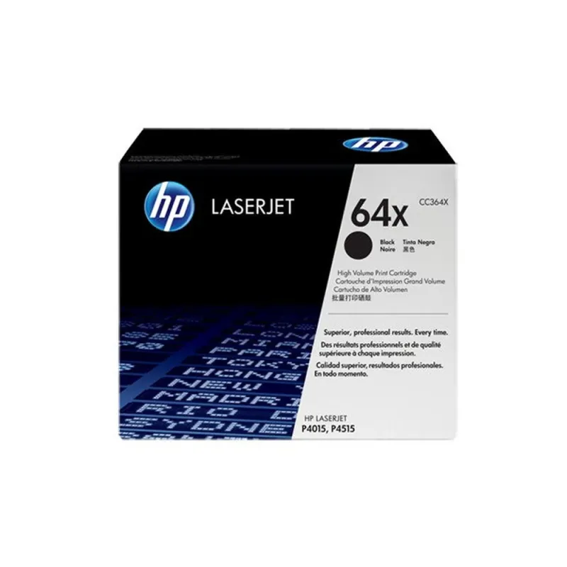 Cartucho de Tóner HP 64X - Negro - LaserJet - Original (CC364X) - CC364X