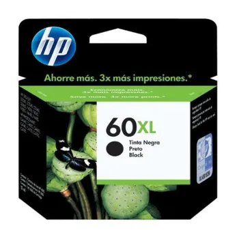 Cartucho de Tinta HP 60XL - Negro - Original - (CC641WL) - CC641WL