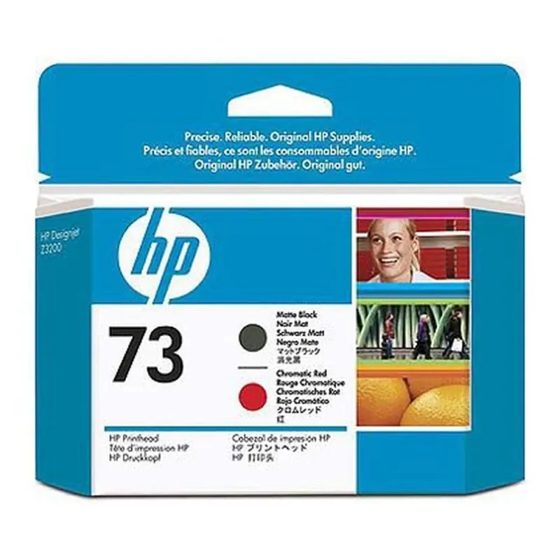 Cabezal de Impresión HP 73 - Negro Mate - Rojo Cromático - Original - (CD949A) - CD949A