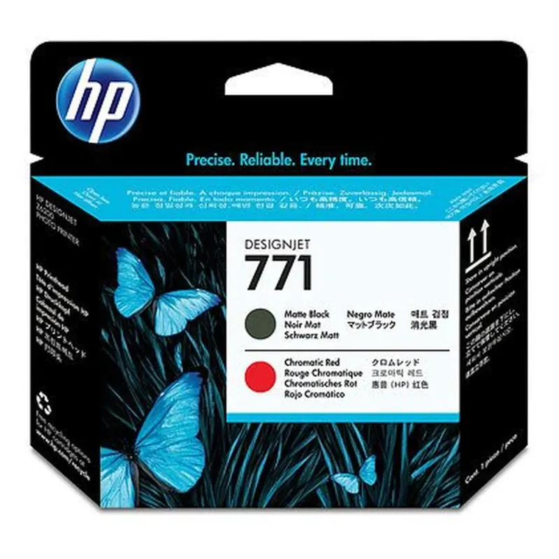 Cabezal de Impresión HP 771 - Negro Mate - Rojo Cromático - Original - (CE017A) - CE017A