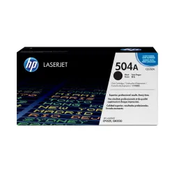Cartucho de Tóner HP 504A - Negro - LaserJet - Original (CE250A) - CE250A Cartucho de Tóner HP 504A - Negro - LaserJet - Original (CE250A) - CE250A