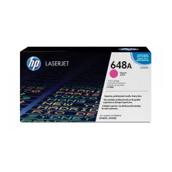 Cartucho de Tóner HP 648A - Magenta - LaserJet - Original (CE263A) - CE263A Cartucho de Tóner HP 648A - Magenta - LaserJet - Original (CE263A) - CE263A
