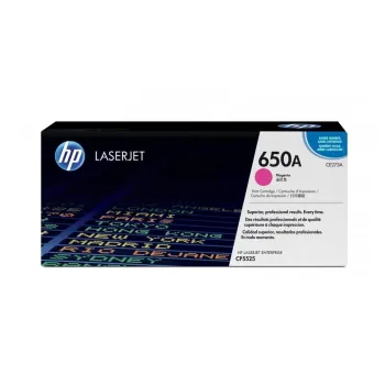 Cartucho de Tóner HP 650A - Magenta - LaserJet - Original (CE273A) - CE273A