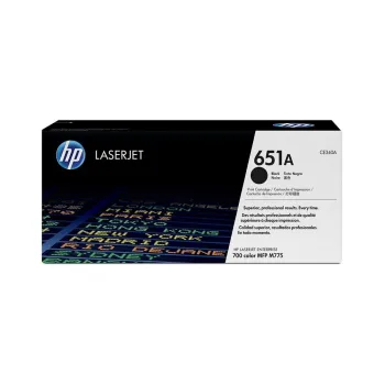 Cartucho de Tóner HP 651A - Negro - LaserJet - Original (CE340A) - CE340A