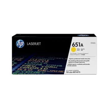 Cartucho de Tóner HP 651A - Amarillo - LaserJet - Original (CE342A) - CE342A