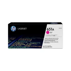 Cartucho de Tóner HP 651A - Magenta - LaserJet - Original (CE343A) - CE343A Cartucho de Tóner HP 651A - Magenta - LaserJet - Original (CE343A) - CE343A