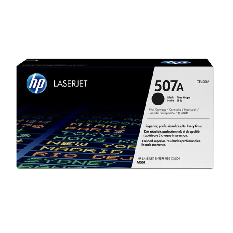 Cartucho de Tóner HP 507A - Negro - LaserJet - Original (CE400A) - CE400A
