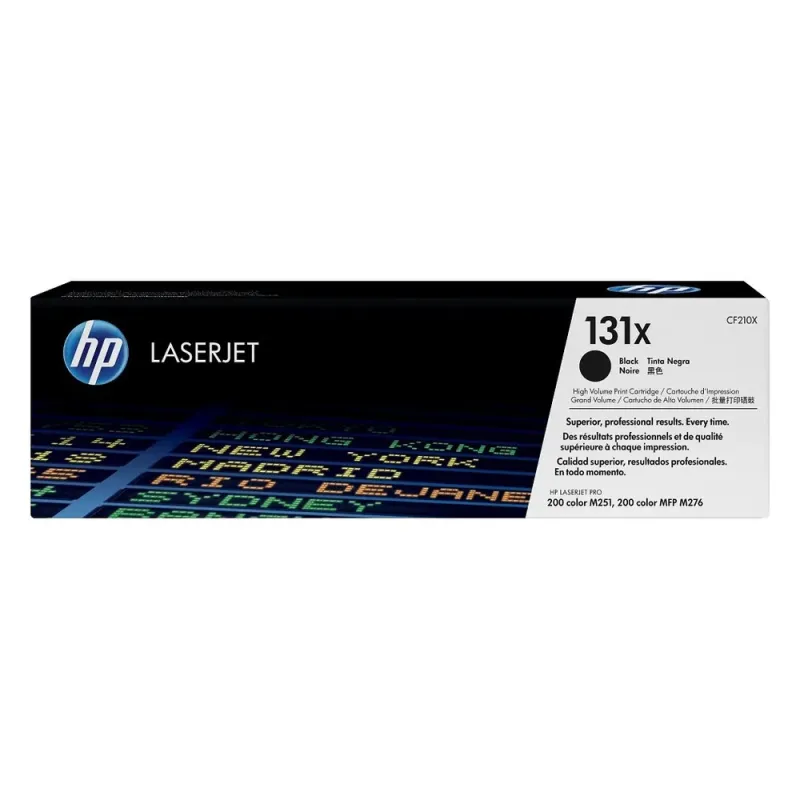 Cartucho de Tóner HP 131X - Negro - LaserJet - Original (CF210X) - CF210X