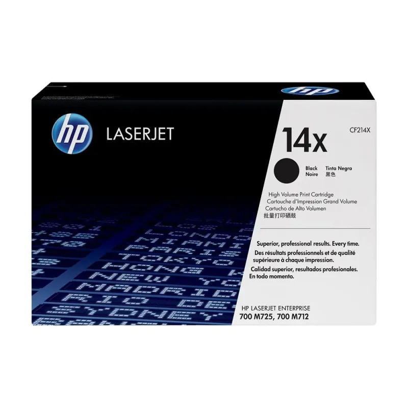 Cartucho de Tóner HP 14X - Negro - LaserJet - Original (CF214X) - CF214X