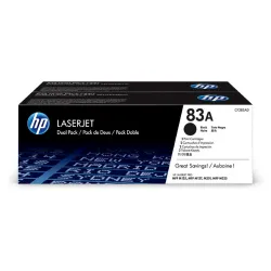 Pack de 2 Cartuchos de Tóner HP 83A - Negro - CF283AD Pack de 2 Cartuchos de Tóner HP 83A - Negro - CF283AD