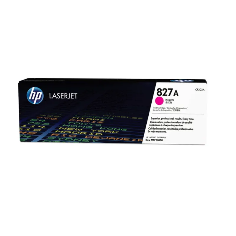 Cartucho de Tóner HP 827A - Magenta - LaserJet - Original (CF303A) - CF303A