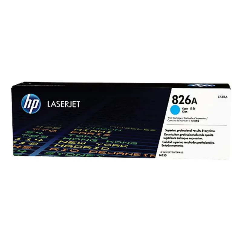 Cartucho de Tóner HP 826A - Cian - LaserJet - Original (CF311A) - CF311A