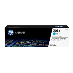 Cartucho de Tóner HP 201X - Cian - LaserJet - Original (CF401X) - CF401X