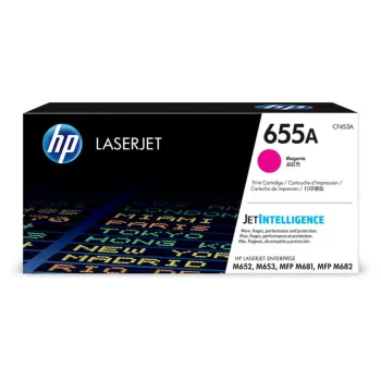 Cartucho de Tóner HP 655A - Magenta - LaserJet - Original (CF453A) - CF453A