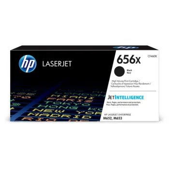 Cartucho de Tóner HP 656X - Negro - Alto rendimiento - LaserJet - Original (CF460X) - CF460X