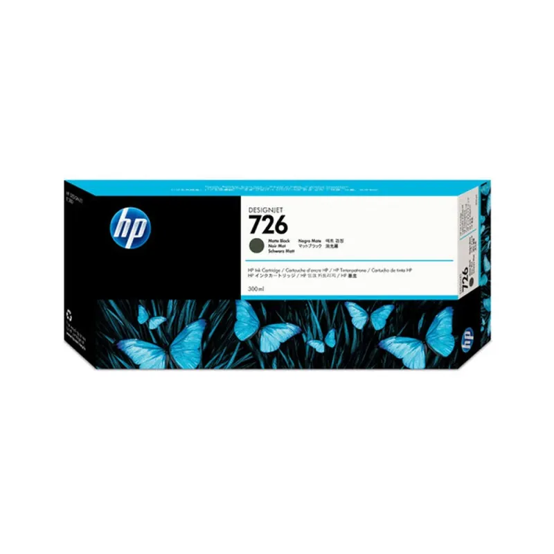 Cartucho de Tinta HP 726 - Negro Mate - Original - (CH575A) - CH575A