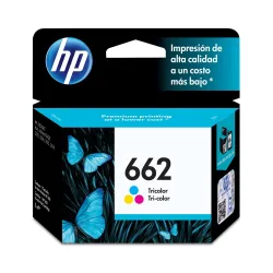 Cartucho de Tinta HP 662 - Tricolor - Original - (CZ104AL) - CZ104AL