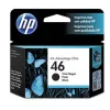 Cartucho de Tinta HP 46 - Negro - Original - (CZ637AL) - CZ637AL