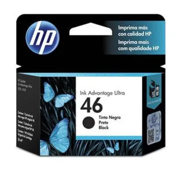 Cartucho de Tinta HP 46 - Negro - Original - (CZ637AL) - CZ637AL