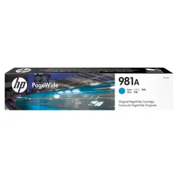 Cartucho de Tinta HP 981A - Cian - Original - (J3M68A) - J3M68A Cartucho de Tinta HP 981A - Cian - Original - (J3M68A) - J3M68A