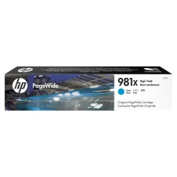 Cartucho de Tinta HP 981X - Cian - Alta capacidad - Original - (L0R09A) - L0R09A Cartucho de Tinta HP 981X - Cian - Alta capacidad - Original - (L0R09A) - L0R09A