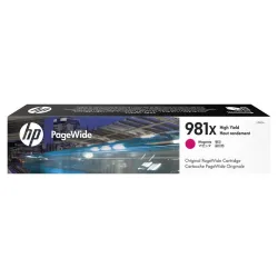Cartucho de Tinta HP 981X - Magenta - Alta capacidad - Original - (L0R10A) - L0R10A Cartucho de Tinta HP 981X - Magenta - Alta capacidad - Original - (L0R10A) - L0R10A