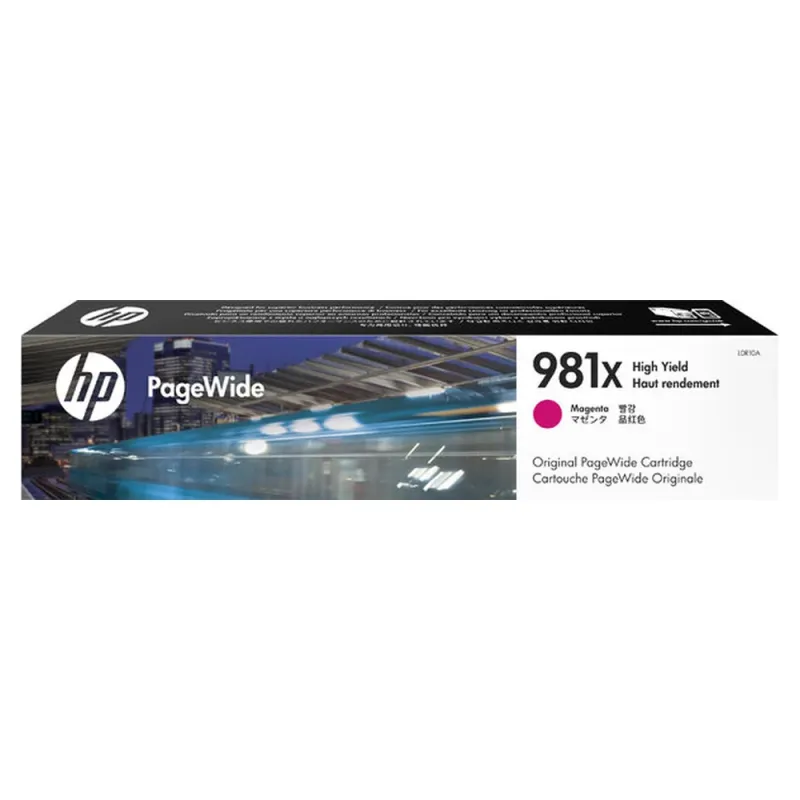 Cartucho de Tinta HP 981X - Magenta - Alta capacidad - Original - (L0R10A) - L0R10A