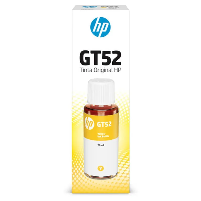 Botella de Tinta HP GT52 - Amarillo - 70 ml - (M0H56AL) - M0H56AL