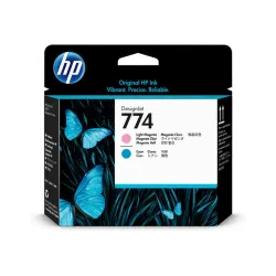 Cabezal de Impresión HP 774 - Magenta Claro - Cian - Original - (P2V98A) - P2V98A