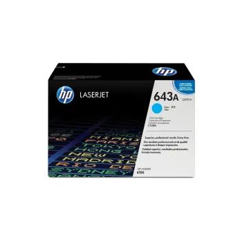 Cartucho de Tóner HP 643A - Cian - LaserJet - Original (Q5951A) - Q5951A