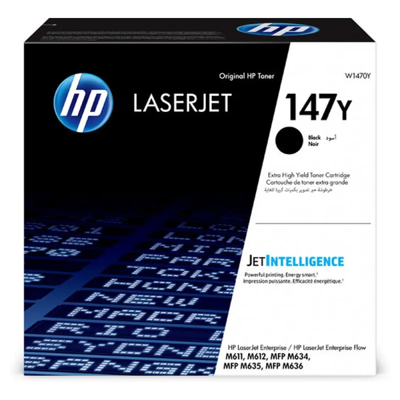 Cartucho de Tóner HP 147Y - Negro - LaserJet - Original (W1470Y) - W1470Y