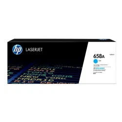 Cartucho de Tóner HP 658A - Cian - LaserJet - Original (W2001A) - W2001A Cartucho de Tóner HP 658A - Cian - LaserJet - Original (W2001A) - W2001A