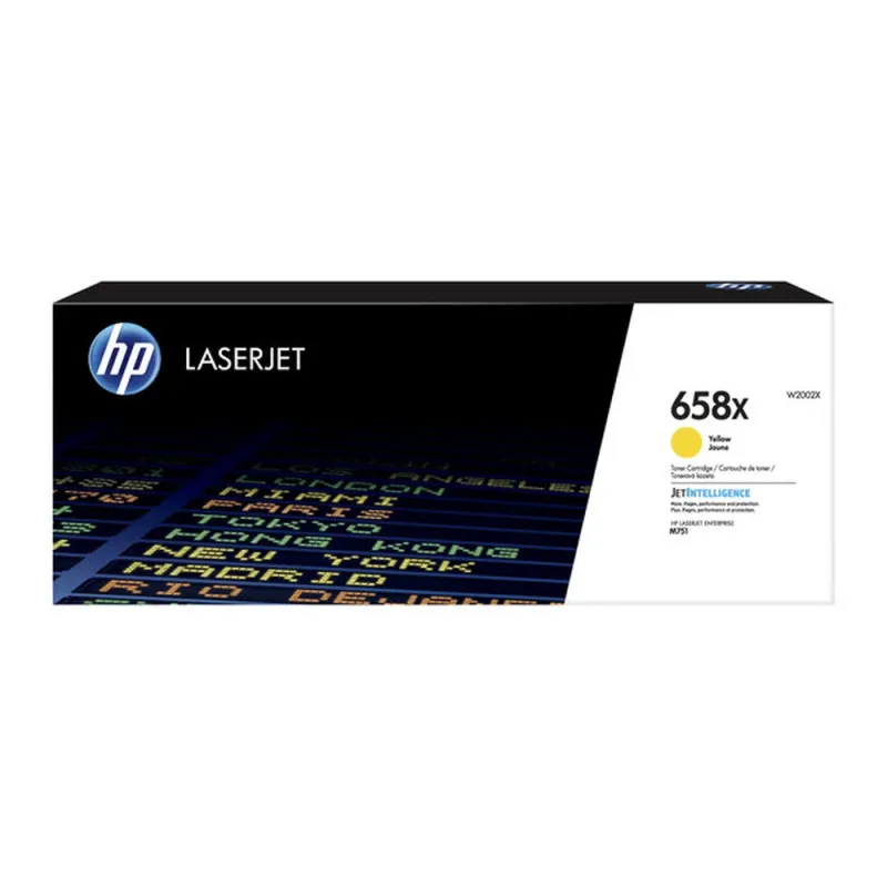 Cartucho de Tóner HP 658X - Amarillo - LaserJet - Original - (W2002X) - W2002X