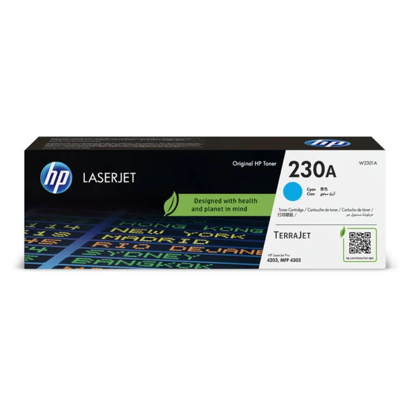 Tóner HP 230A - Cyan - LaserJet - Original (W2301A) - W2301A