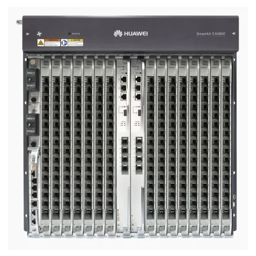 Unidad de Red Óptica HuaweI EA5800-X15 - OLT GPON Carrier Class - 1 Tarjeta de 16 Puertos GPON - 15 Ranuras - 2 Fuentes de Alimentación DC - EA5800-X15