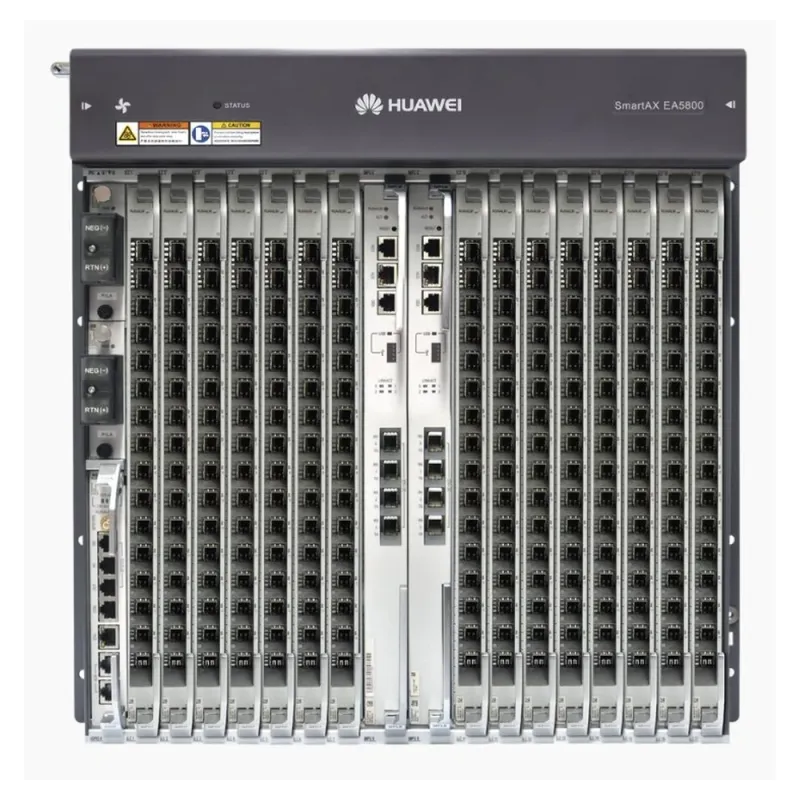 Unidad de Red Óptica HuaweI EA5800-X15 - OLT GPON Carrier Class - 1 Tarjeta de 16 Puertos GPON - 15 Ranuras - 2 Fuentes de Alimentación DC - EA5800-X15