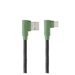 Cable USB Hune Hiedra - USB-A a USB-C - 1.2m - Verde - AT-ACC-CA-317BOS Cable USB Hune Hiedra - USB-A a USB-C - 1.2m - Verde - AT-ACC-CA-317BOS