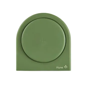 Cargador Inalámbrico Hune Hoja - 10W - Verde - AT-ACC-WI-001BOS