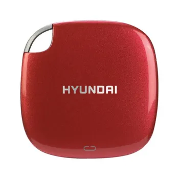 Unidad de Estado Sólido Externo Hyundai HTESD500R - 512GB - USB 3.1 - Rojo - HTESD500R