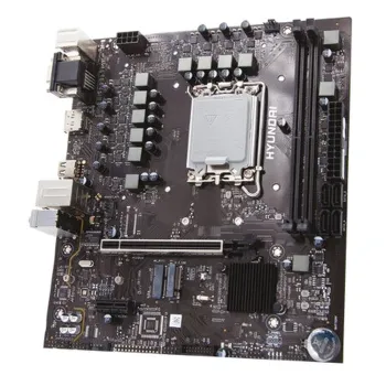 Tarjeta Madre Hyundai H610A Series - Soporte para Procesadores Intel de 12ª y 13ª Generación - desde Celeron a i7 - Capacidad de Memoria Hasta 64GB - HTH610A01