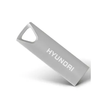 Memoria USB Hyundai Bravo Deluxe - 16GB - USB 2.0 - Plata - U2BK/16GAS