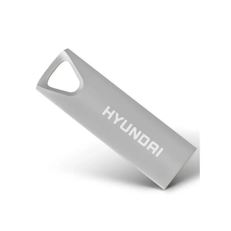 Memoria USB Hyundai Bravo Deluxe - 16GB - USB 2.0 - Plata - U2BK/16GAS