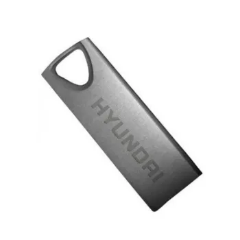 Memoria USB Hyundai Bravo Deluxe - 16GB - USB 2.0 - Gris - U2BK/16GASG