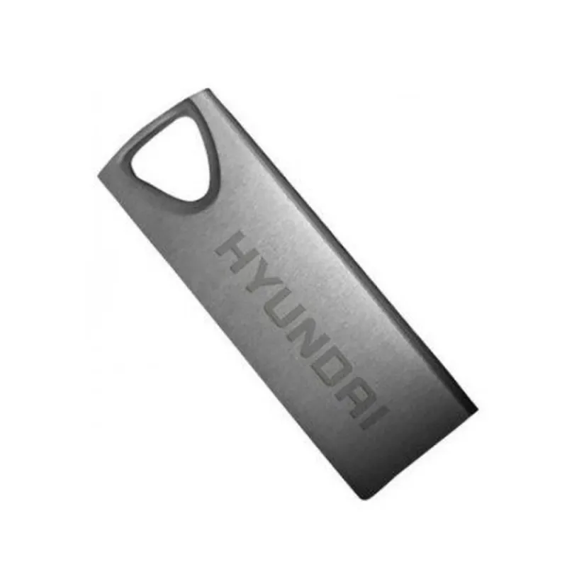 Memoria USB Hyundai Bravo Deluxe - 16GB - USB 2.0 - Gris - U2BK/16GASG