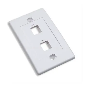 Tapa para Caja Intellinet - 2 Salidas - Blanco - 163293