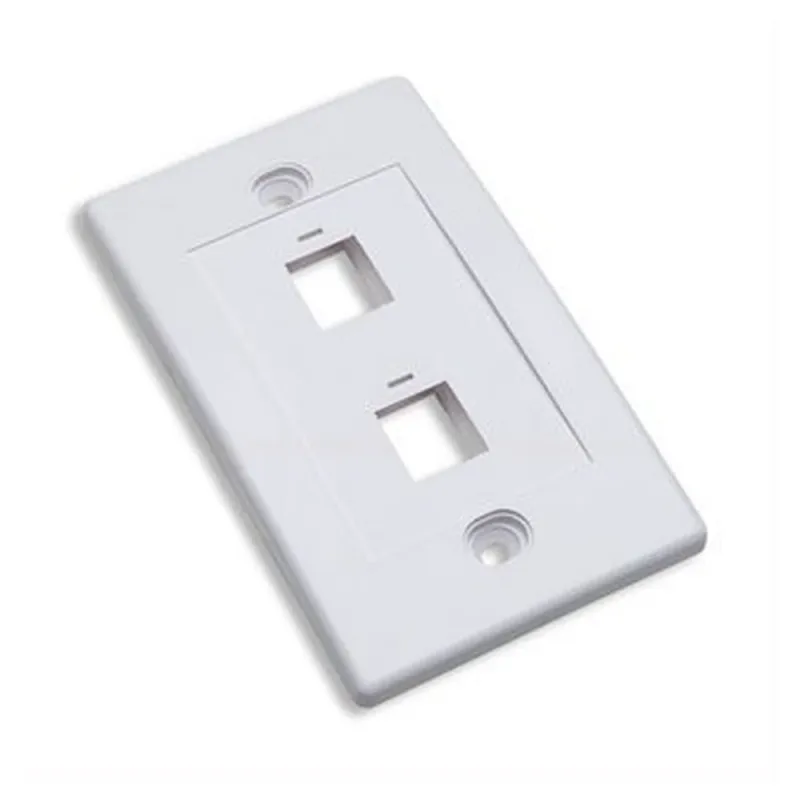 Tapa para Caja Intellinet - 2 Salidas - Blanco - 163293