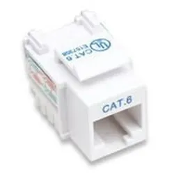 Jack Intellinet - Cat6 - RJ-45 - Blanco - 210591 Jack Intellinet - Cat6 - RJ-45 - Blanco - 210591