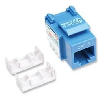Jack Intellinet - Cat6 - RJ-45 - Azul - 210737